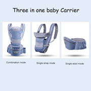 Ergonomic Baby Carrier Backpack with Hipseat for Travel