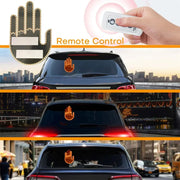 Remote-Controlled Funny Gesture Car Window Light