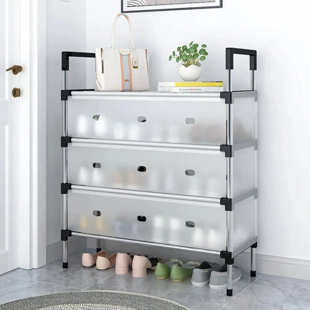 Durable & Space-Saving Dustproof Multilayer Shoe Rack