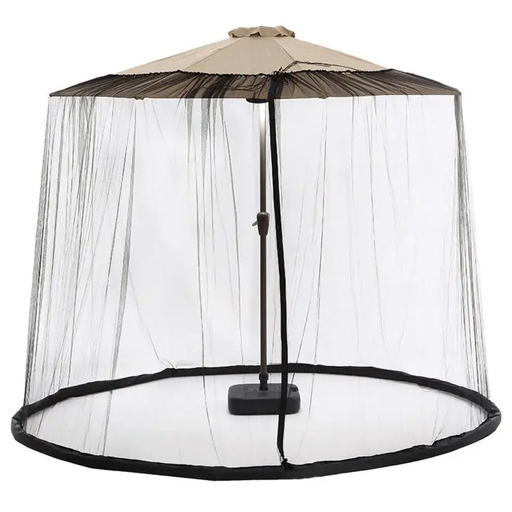 Outdoor Patio Umbrella Mosquito Net with Adjustable Rope