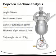 Small Stainless Steel Popcorn Machine