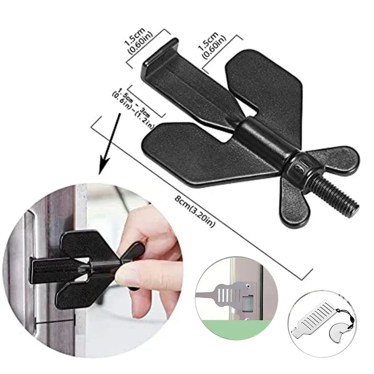 Portable Travel Door Lock – Anti-Theft Security