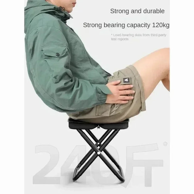 Portable Foldable Ultra-Light Stool for Camping & Fishing