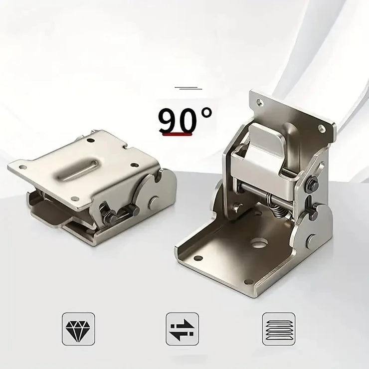 Heavy-Duty Foldable Self-Locking Table Brackets