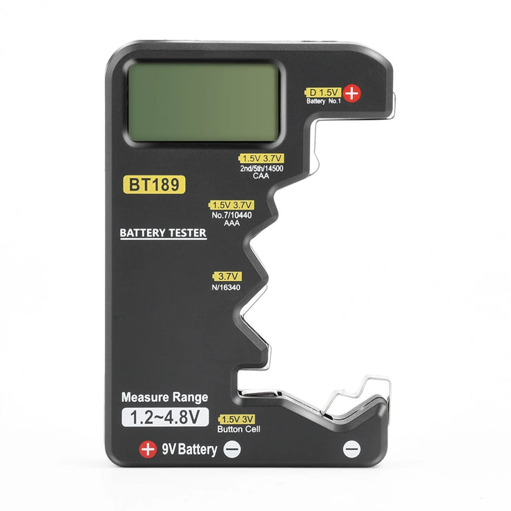 LCD Battery Tester Universal for AA, AAA, 9V & More