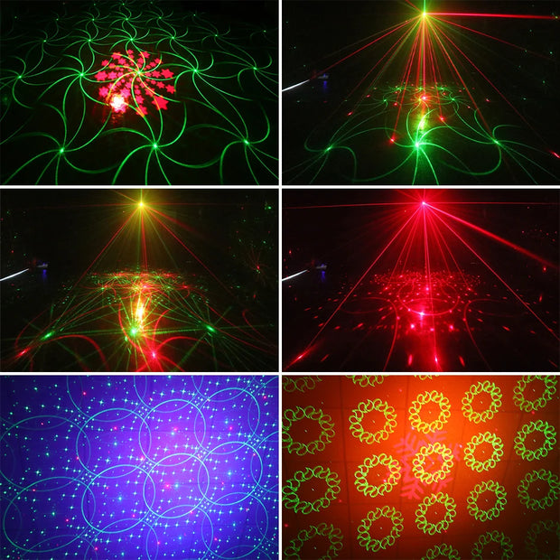 RGB Stage Laser Light - Remote Control Party Projector