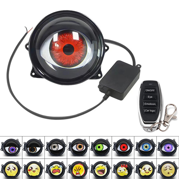 Dynamic LED Devil Eye Headlights – Car Modification Accessory