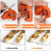 Multipurpose Electric Drill Bit & Knife Sharpener