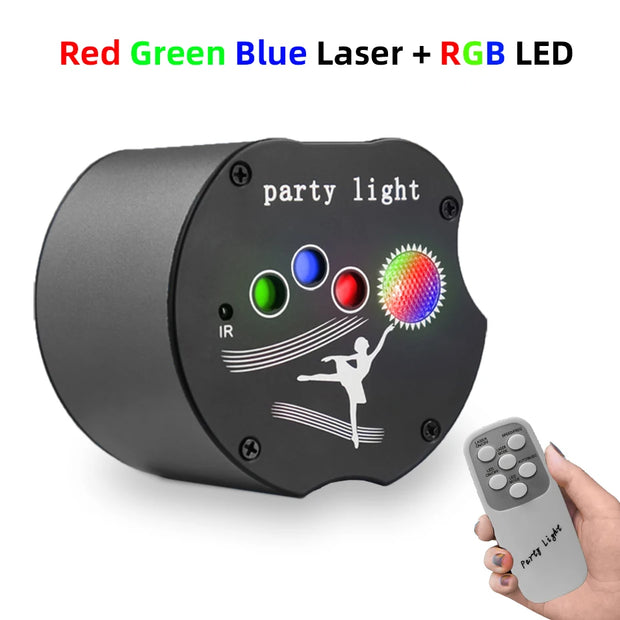 RGB Stage Laser Light - Remote Control Party Projector