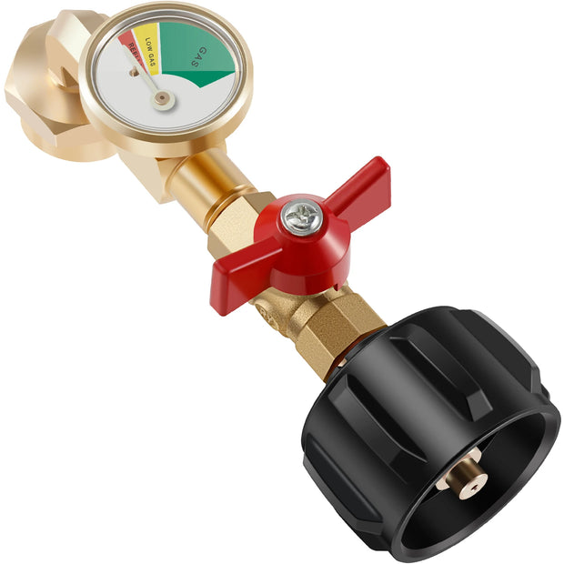 Top-Rated Propane Refill Elbow Adapter with Tank Gauge