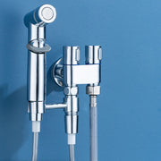 Wall-Mount Dual Outlet Toilet Bidet Sprayer Set