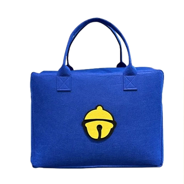 Large Capacity Felt Cartoon Bag for Travel & Shopping