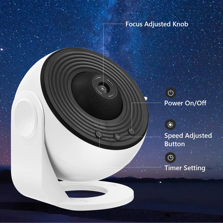 Nebula Star Projector – Galaxy Night Light & Remote