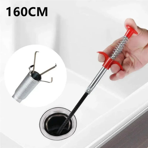 Bendable Drain Unblocker Tool for Kitchen & Bathroom