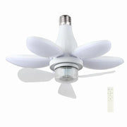 E27 LED Bulb Ceiling Fan - Remote Light & Fan