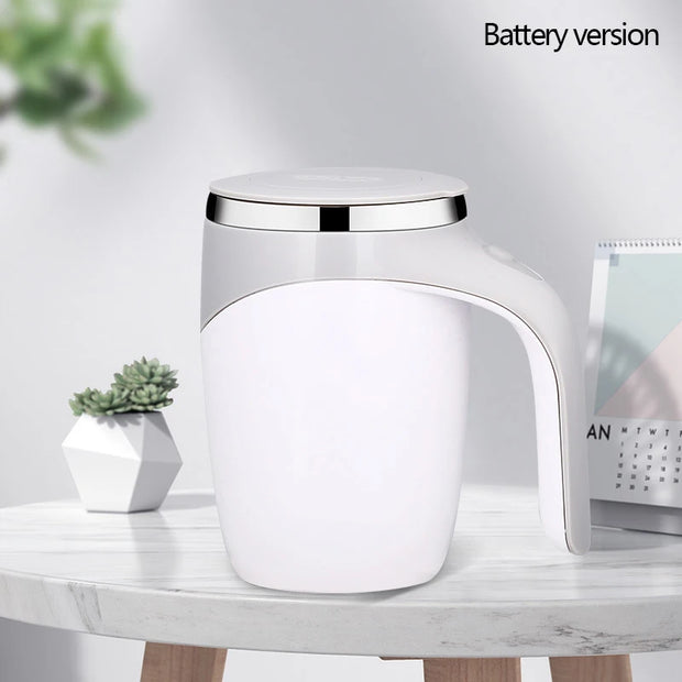 Portable Rechargeable Magnetic Self-Stirring Mug