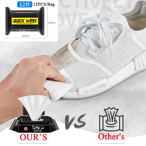 Portable Sneaker Cleaning Wipes Quick Shoe Cleaner