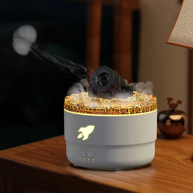 Volcanic Light Humidifier & Essential Oil Diffuser