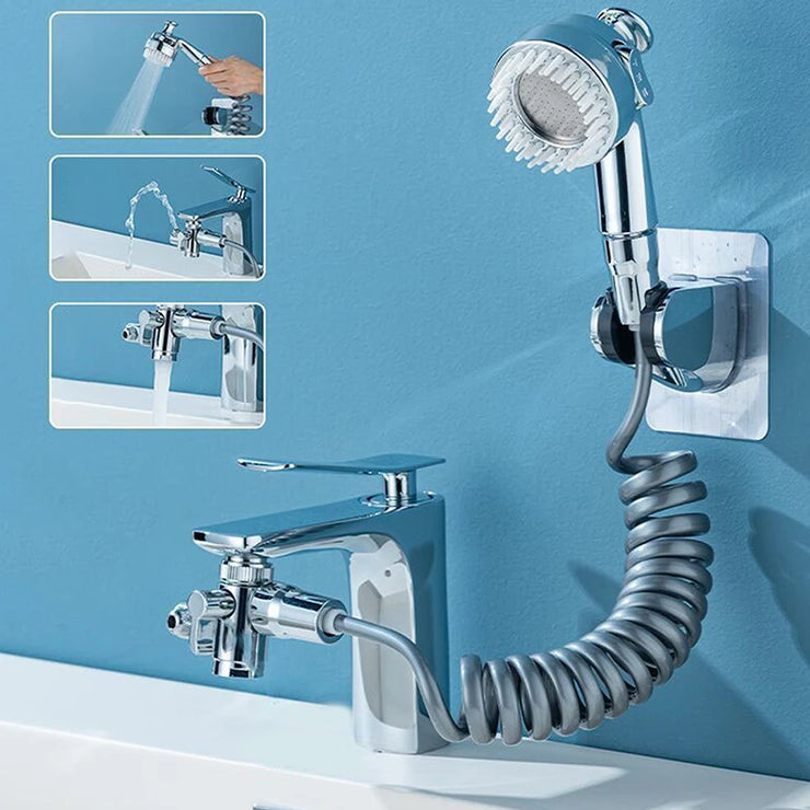 3-in-1 Rotating Faucet for Shower & Tap Adapter