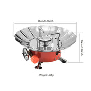 Portable Windproof Folding Gas Stove for Camping & Hiking