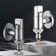 Wall-Mounted Brass Faucet with Water Stop