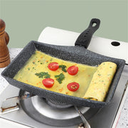 Non-Stick Tamagoyaki Frying Pan - Wave Bottom Omelette Pan