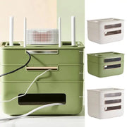 WiFi Router Storage Rack - Cable Organizer & Wire Hider