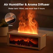 Flame Aroma Humidifier – Essential Oil & Night Light