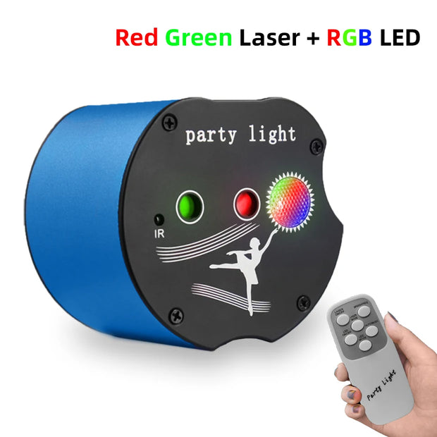 RGB Stage Laser Light - Remote Control Party Projector