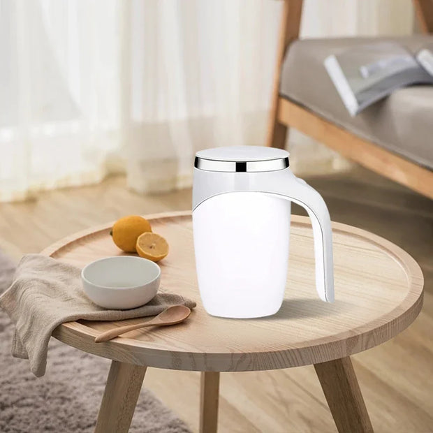 Portable Rechargeable Magnetic Self-Stirring Mug